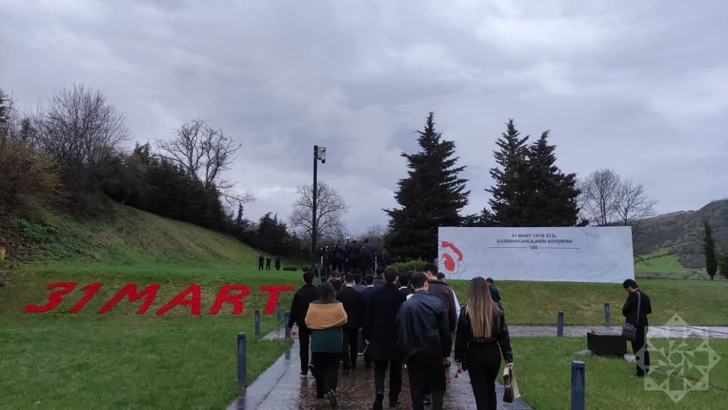 Media.az - Новости Азербайджана - Губинский мемориальный комплекс массово посещают в годовщину геноцида азербайджанцев