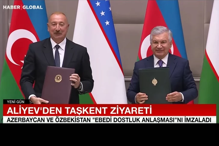 Haber Global подготовил репортаж об историческом визите Президента Ильхама Алиева в Узбекистан