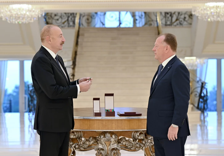Media.az - Новости Азербайджана - Президент Ильхам Алиев принял президента Международной федерации дзюдо