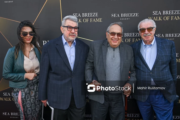 Media.az - Новости Азербайджана - В Баку открыли звезду Юлия Гусмана на Sea Breeze Walk of Fame