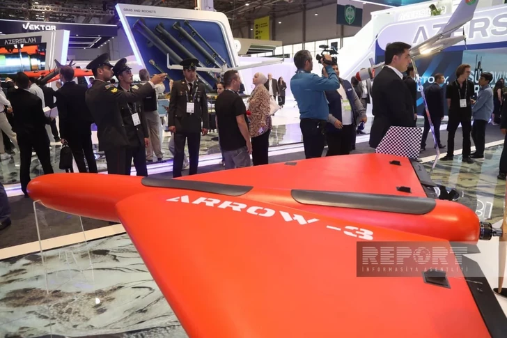 Media.az - Новости Азербайджана - Азербайджан представил новый дрон-камикадзе Arrow 3 на ADEX-2026