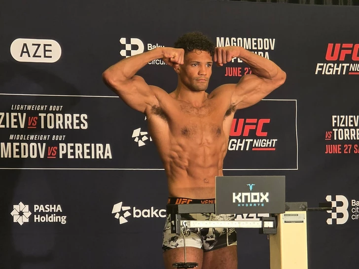 Media.az - Новости Азербайджана - Перед UFC Fight Night Baku состоялась официальная церемония взвешивания