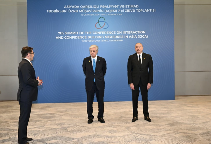 Media.az - Новости Азербайджана - Президенты Азербайджана и Казахстана провели встречу и запустили Транскаспийскую кабельную линию