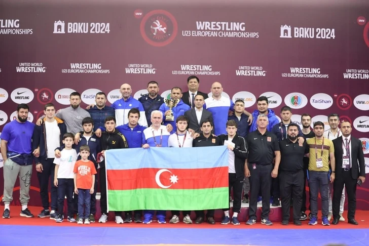 Сборная U23 Азербайджана по вольной борьбе стала чемпионом Европы