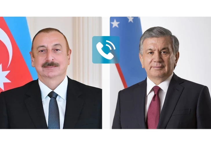 Состоялся телефонный разговор между президентами Азербайджана и Узбекистана