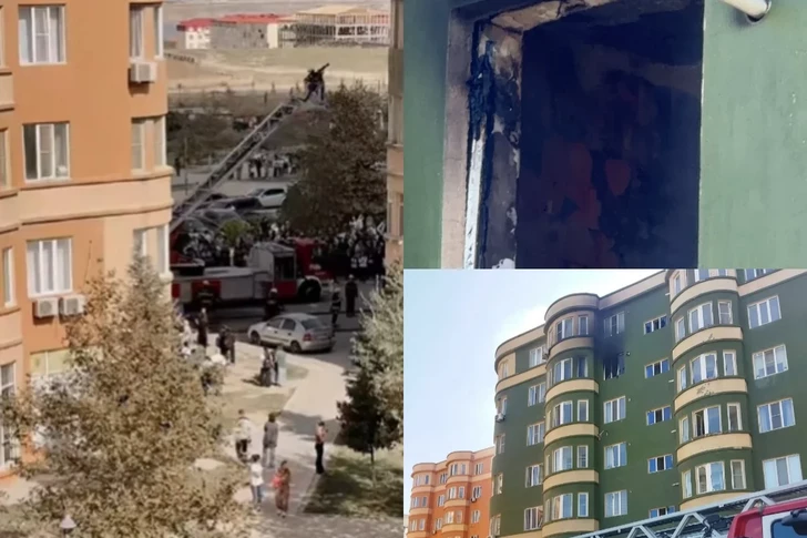 Media.az - Новости Азербайджана - В Абшеронском районе произошел пожар в квартире многоэтажного дома
