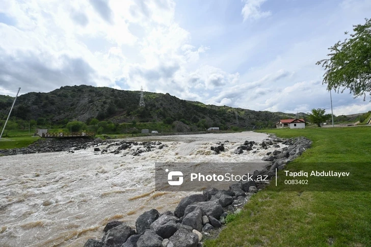 Повысился уровень воды в некоторых реках Азербайджана