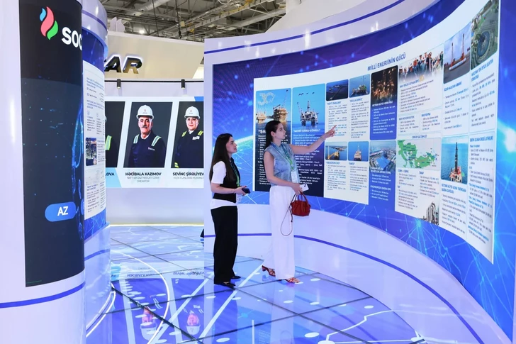 Media.az - Новости Азербайджана - SOCAR представлен на Каспийской нефтегазовой выставке уникальным стендом