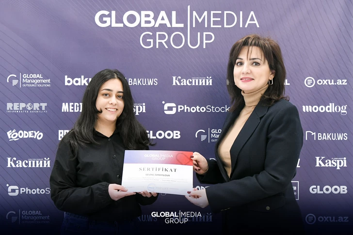 Media.az - Новости Азербайджана - Итоги Медиа Академии «Global Media Group»: 8 будущих специалистов получили сертификаты