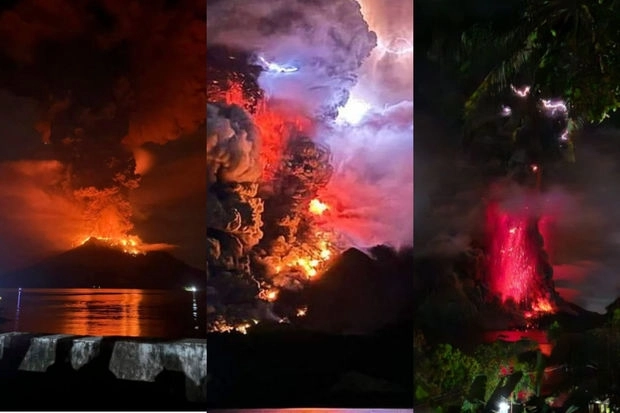 В Индонезии извергается опасный вулкан: столб пепла поднялся на 19 км