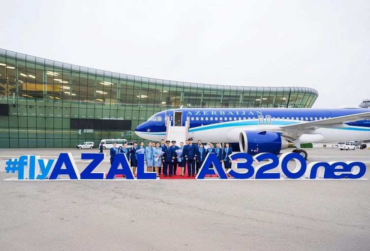 Media.az - Новости Азербайджана - В парк AZAL поступил ещё один самолёт Airbus A320neo