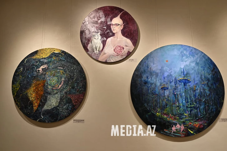 Media.az - Новости Азербайджана - «Бесконечность внутри нас»: в Nine Senses Art Center открылась выставка Марьям Кенгерли