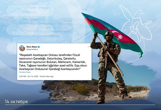 Media.az - Новости Азербайджана - 18-й день Отечественной войны: освобождение сёл и бои на пяти направлениях фронта