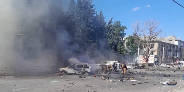 Российские войска атаковали кассетными снарядами рынок в Донецкой области: много погибших и раненых