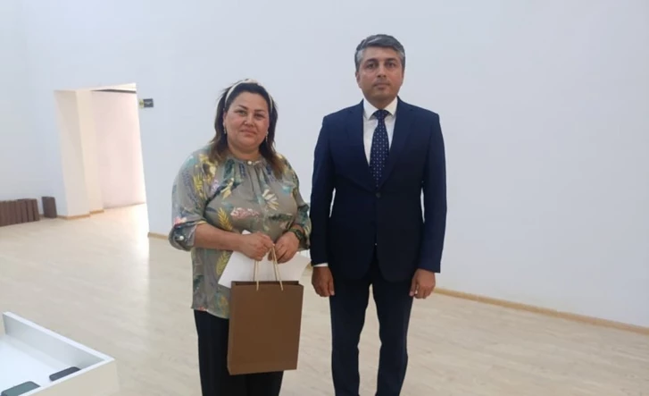 Семьи, прибывшие сегодня в джебраильское село Шукюрбейли, получили ключи от новых домов