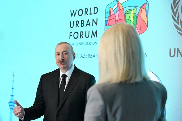 Media.az - Новости Азербайджана - Президент Ильхам Алиев дал интервью телеканалу «Евроньюс»
