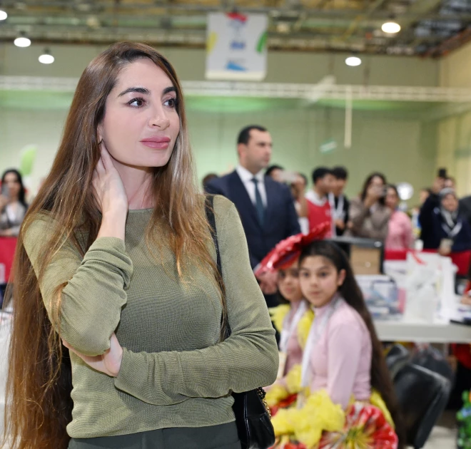 Media.az - Новости Азербайджана - Лейла Алиева, Арзу Алиева и Алена Алиева посетили Международный фестиваль STEAM Азербайджан