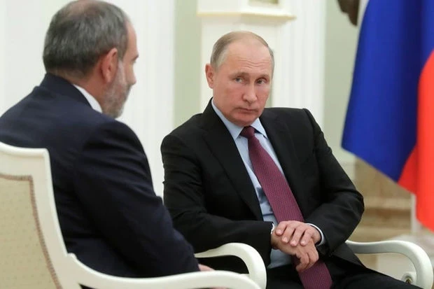 Путин проведет двустороннюю встречу с Пашиняном 8 мая