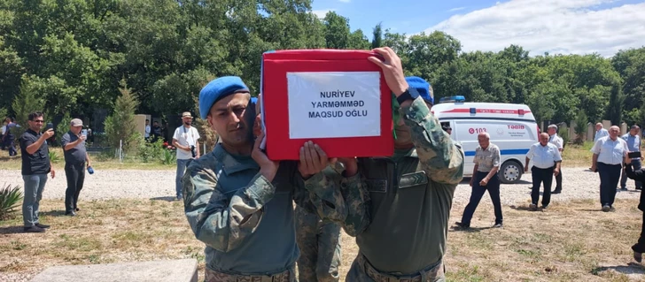 Media.az - Новости Азербайджана - Останки шехида Первой Карабахской войны Ярмамеда Нуриева захоронены в Хачмазском районе