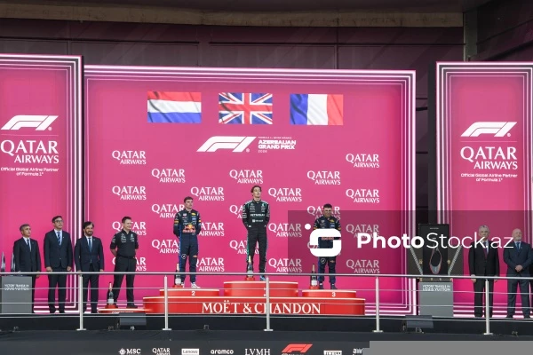 Media.az - Новости Азербайджана - В Баку прошла церемония награждения победителей Гран-при Азербайджана Формулы-1