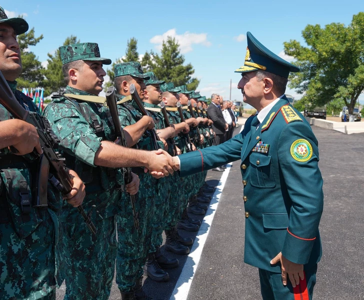 Media.az - Новости Азербайджана - Открылась служба пограничной комендатуры «Самур»
