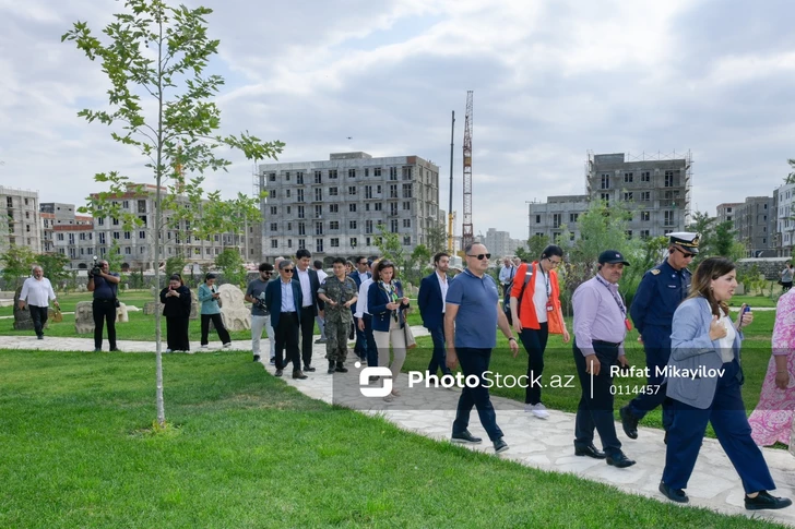 Media.az - Новости Азербайджана - Аккредитованные в Азербайджане дипломаты возвращаются из Агдама в Баку на скоростном поезде