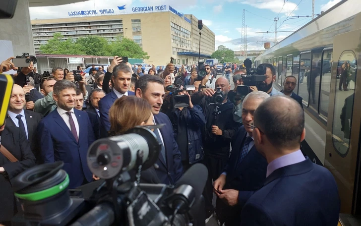 Media.az - Новости Азербайджана - Пассажирский поезд из Азербайджана прибыл в Грузию