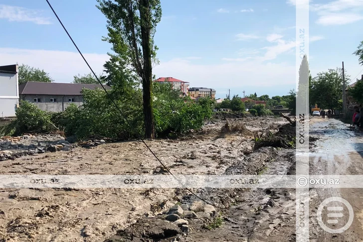 Media.az - Новости Азербайджана - Водоснабжение Загаталы нарушено: сель повредил водозаборные сооружения
