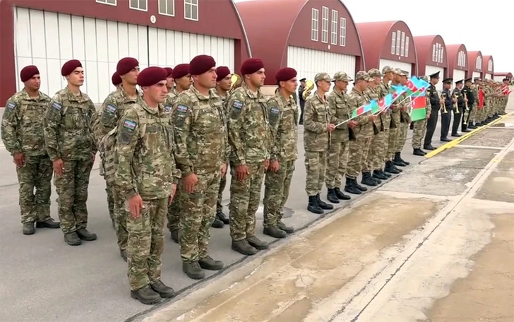 Очередная группа азербайджанских военнослужащих отбыла в Турцию для участия в учениях EFES-2024