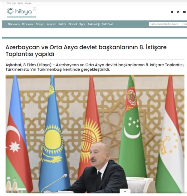 Media.az - Новости Азербайджана - СМИ Турции широко осветили визит Президента Азербайджана в Туркменистан