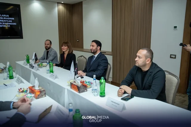 Media.az - Новости Азербайджана - Посол Беларуси в Азербайджане посетил офис Baku TV