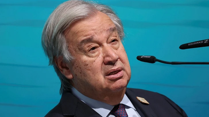 Haber Global: Антониу Гутерриш обратился к миру из Баку