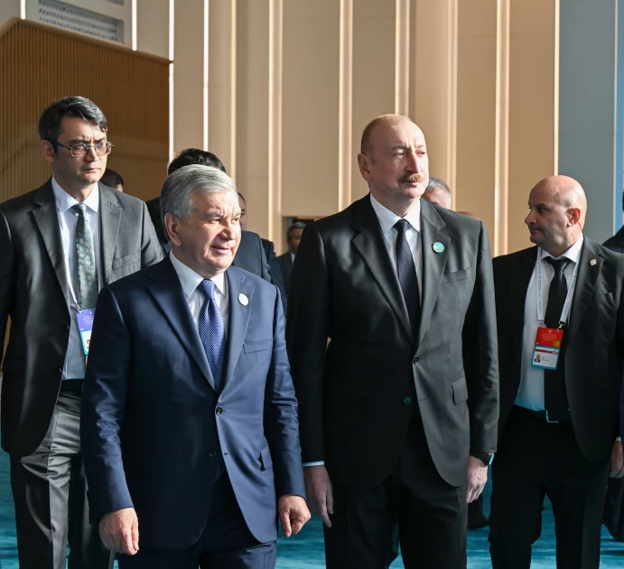Media.az - Новости Азербайджана - Президент Ильхам Алиев выступил на неформальном Саммите глав государств ОТГ в Казахстане