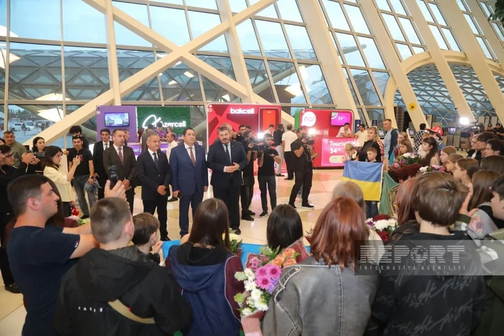 Media.az - Новости Азербайджана - Еще 30 детей из Украины привезли в Азербайджан для реабилитации