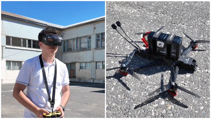 Десятиклассник из Сумгайыта самостоятельно собрал FPV-дрон с цифровой системой передачи видео