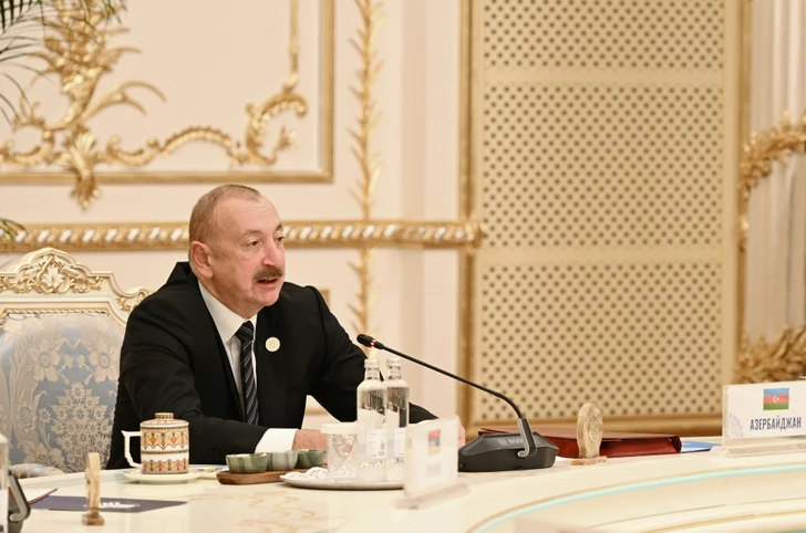Media.az - Новости Азербайджана - Президент Ильхам Алиев в Душанбе выступил на заседании Совета глав государств СНГ в узком составе