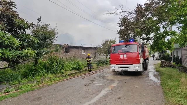 Media.az - Новости Азербайджана - В Агдамском районе молния вызвала пожар в магазине