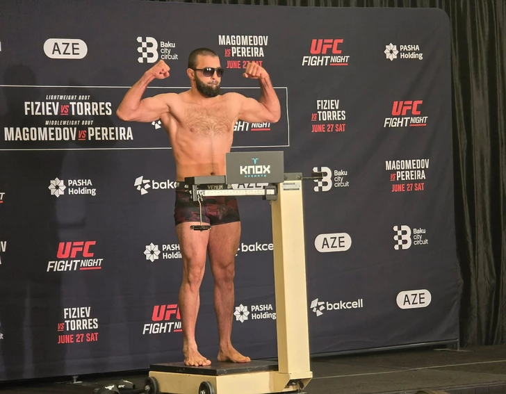 Media.az - Новости Азербайджана - Перед UFC Fight Night Baku состоялась официальная церемония взвешивания