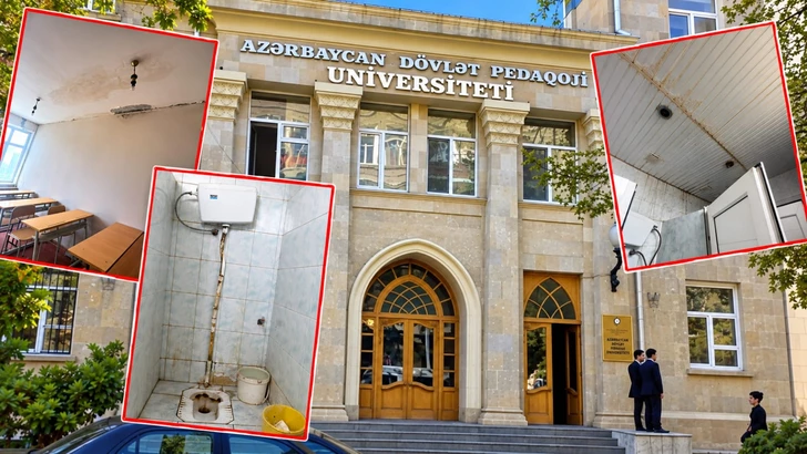 Платят 2300 манатов в год: студенты в Баку пожаловались на состояние вуза