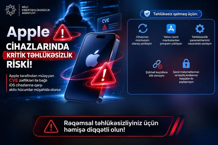 Звонки из-за рубежа и файлы в WhatsApp: в Азербайджане атакуют устройства Apple