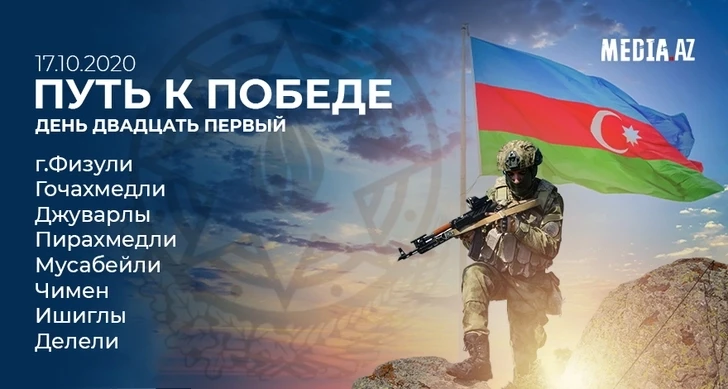 Исполняется шесть лет со дня освобождения города Физули от армянской оккупации