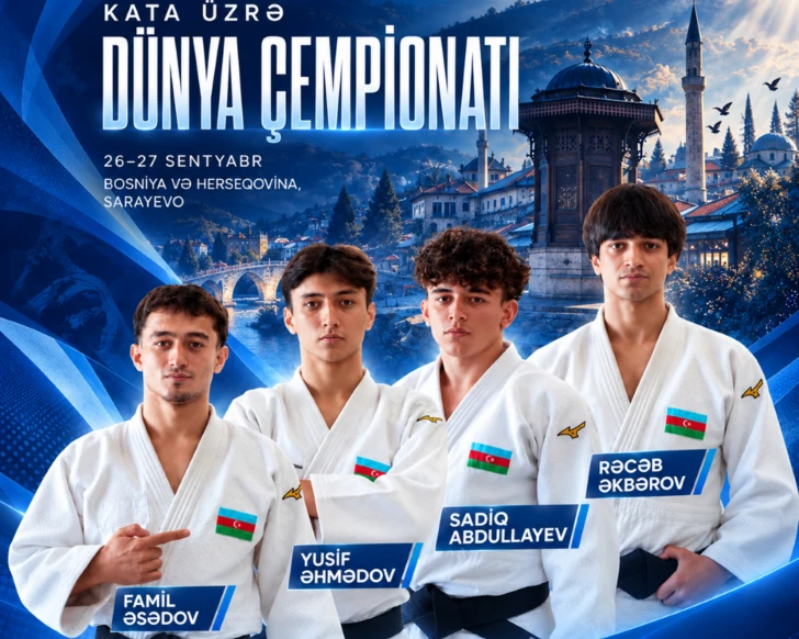 Четыре дзюдоиста представят Азербайджан на чемпионате мира в Сараево