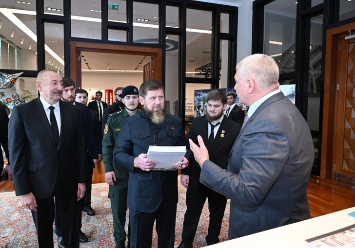 Media.az - Новости Азербайджана - Ильхам Алиев и Рамзан Кадыров побывали в «Белом городе Баку»