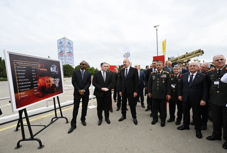 Media.az - Новости Азербайджана - Президент Ильхам Алиев ознакомился с V выставкой ADEX-2024 и выставкой Securex Caspian
