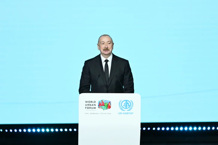 Президент Азербайджана на церемонии открытия WUF13 порекомендовал гостям посетить Sea Breeze