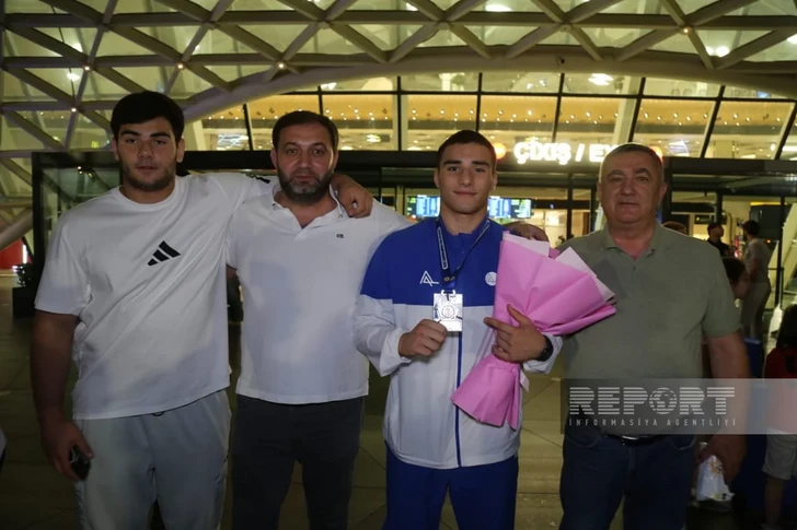 Media.az - Новости Азербайджана - Юношеская сборная Азербайджана по дзюдо вернулась на родину с рекордными 10 медалями ЧЕ