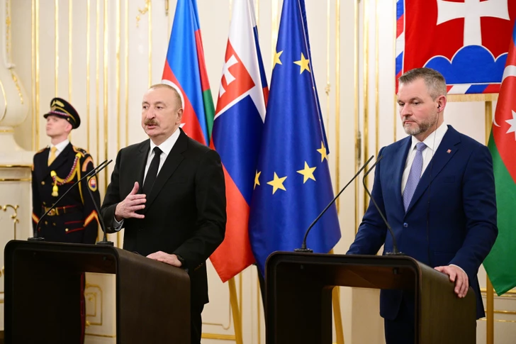 Media.az - Новости Азербайджана - Президенты Азербайджана и Словакии выступили с заявлениями для прессы