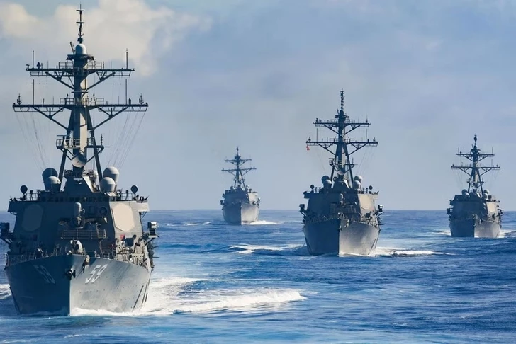 Американская военно-морская группировка на Ближнем Востоке достигла 11 боевых кораблей