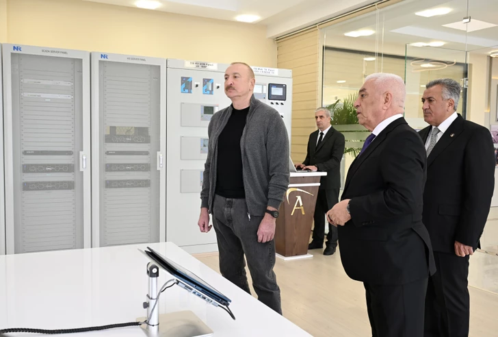 Media.az - Новости Азербайджана - Президент Ильхам Алиев принял участие в открытии Центра хранения энергии «Абшерон»
