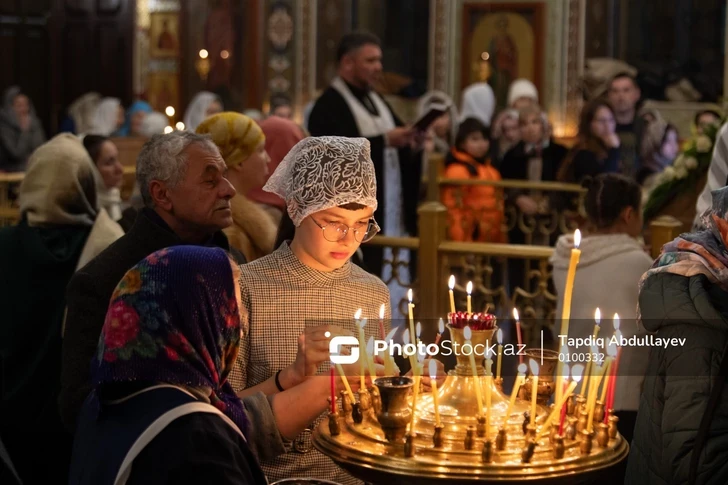 Православные христиане Азербайджана отмечают Рождество
